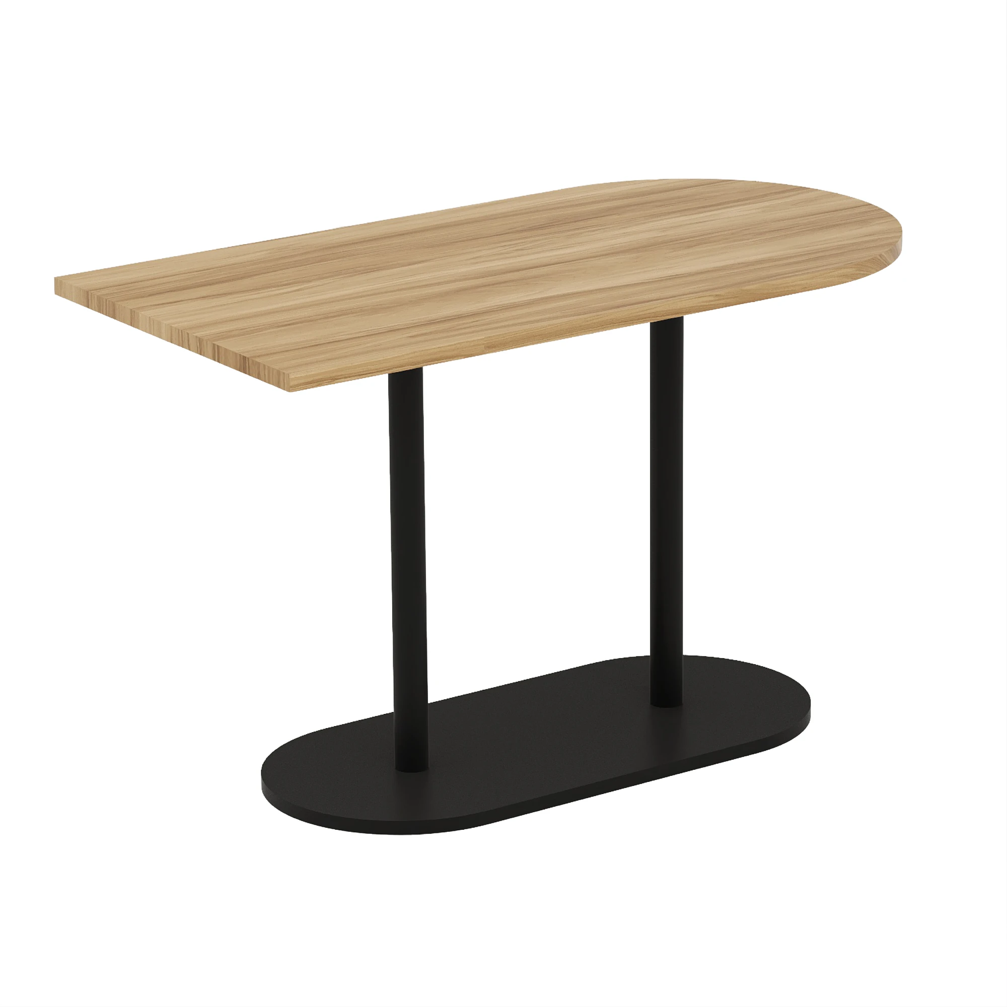 Mesa de reunião Space com lateral reta
